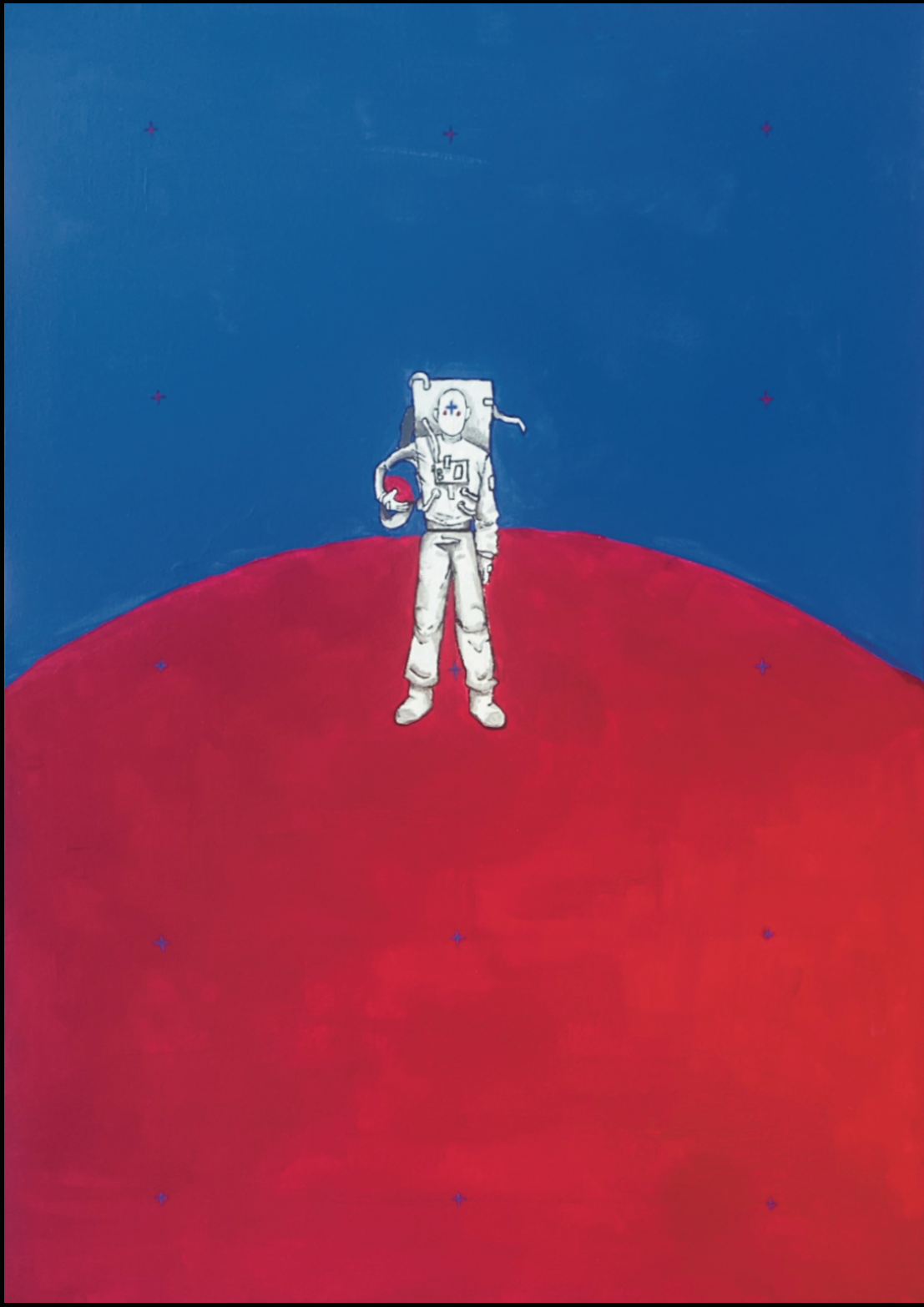 click to expand WANING / acrylic on canvas / 2023