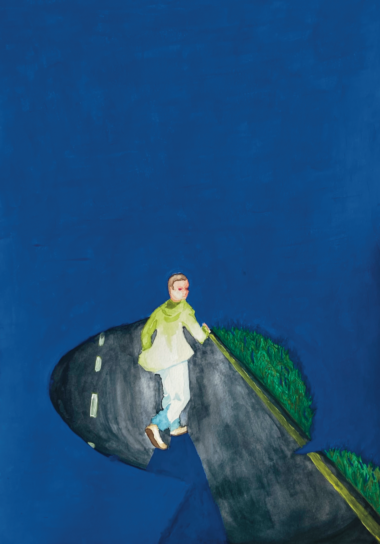 click to expand Capreolus capreolus / watercolour and gouache on paper / 2023