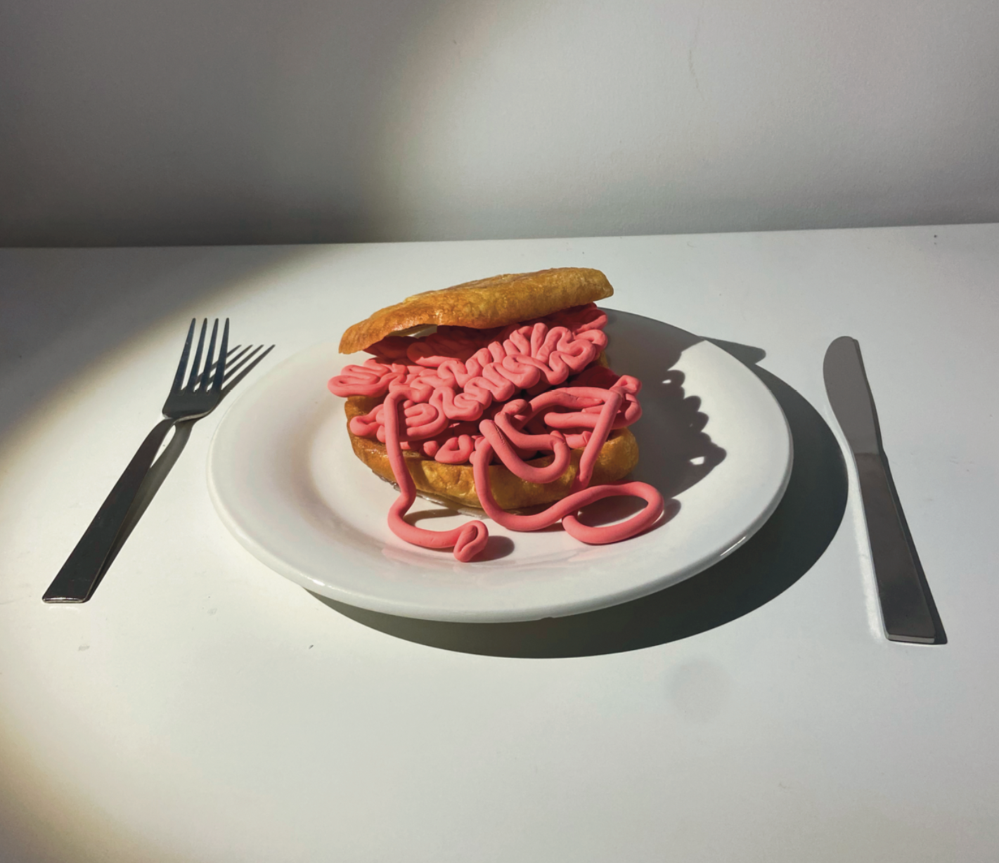 click to expand i pack my own lunches now / polymer clay, resin, and bread / 2023
