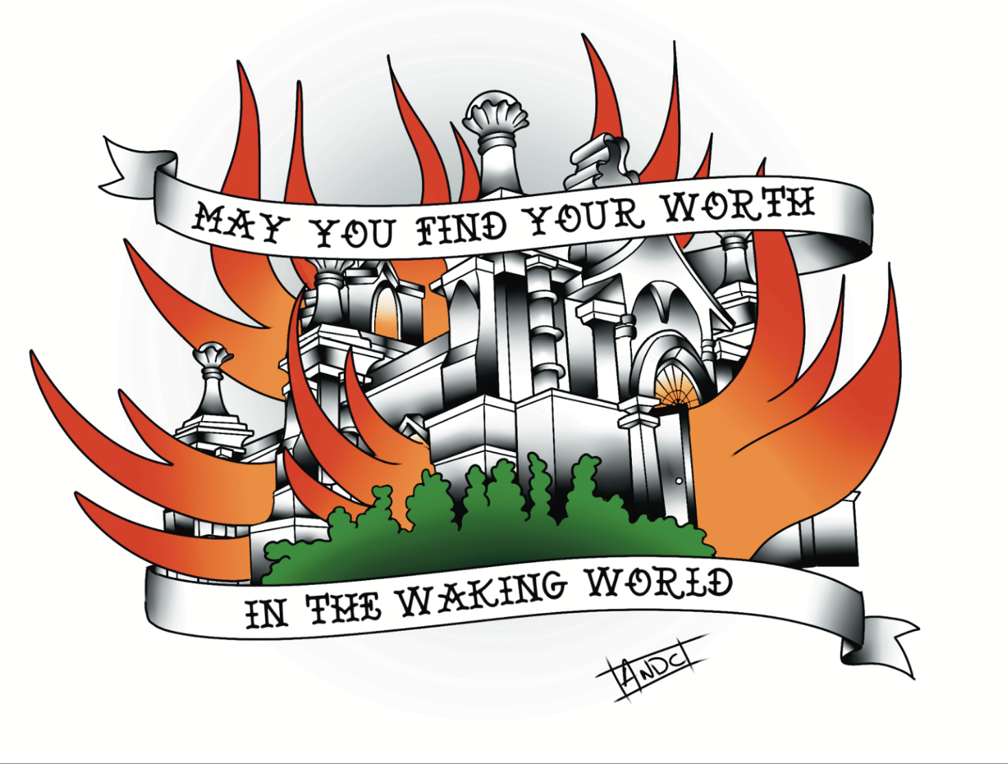 click to expand Hypothetical Tattoo #001 / digital / 2019